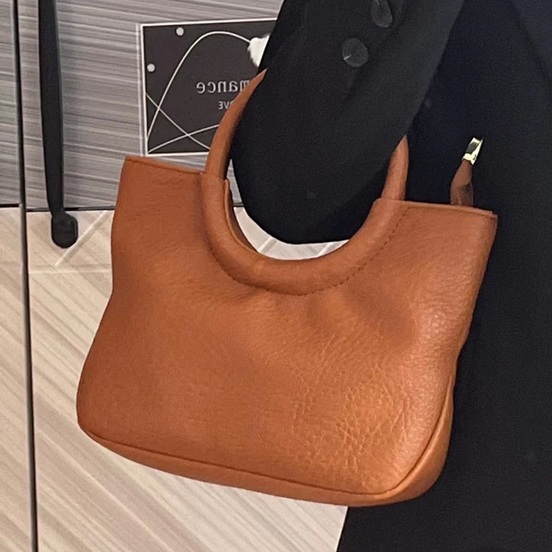 Ielgy Túi Xách Bằng Da Mềm Gấp Được Phong Cách Hàn Quốc Cho Nữ