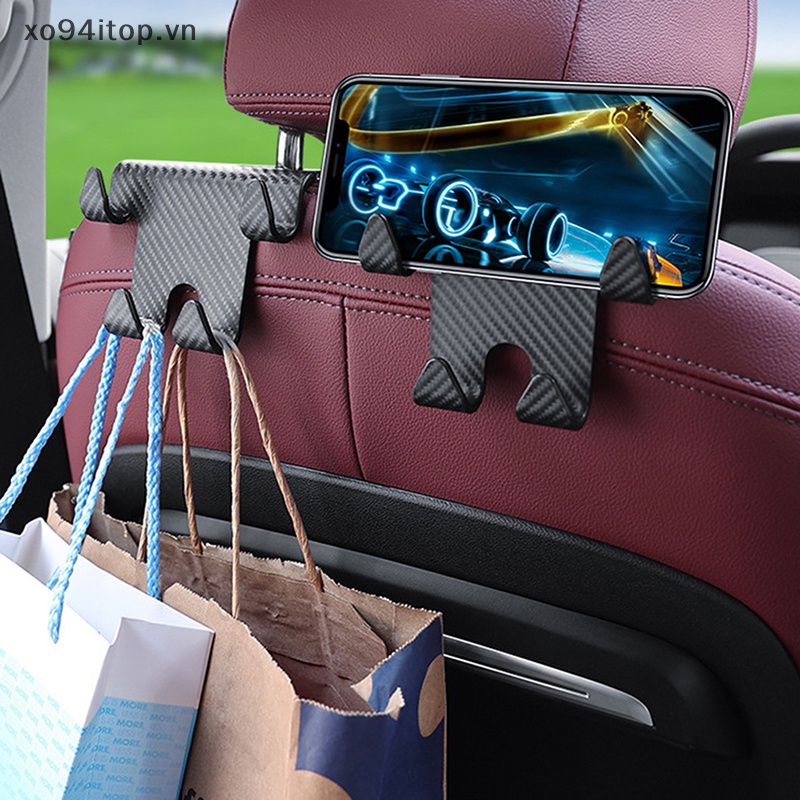 Xoitop 1 Móc Treo Điện Thoại 2 Trong 1 Tiện Dụng Cho Xe Hơi