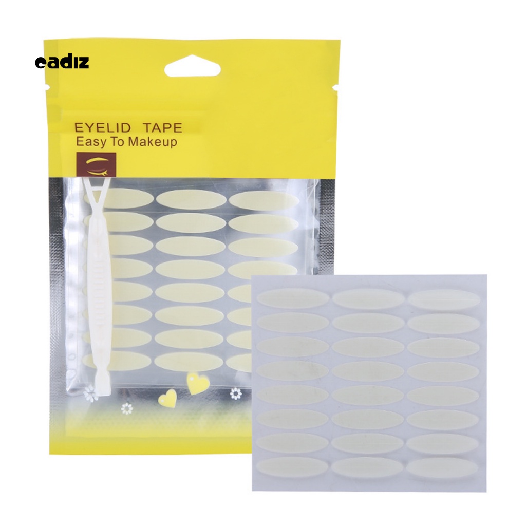 Túi 72 Cặp Miếng Dán Kích Mí Bằng Nhựa PP Chống Thấm Nước
