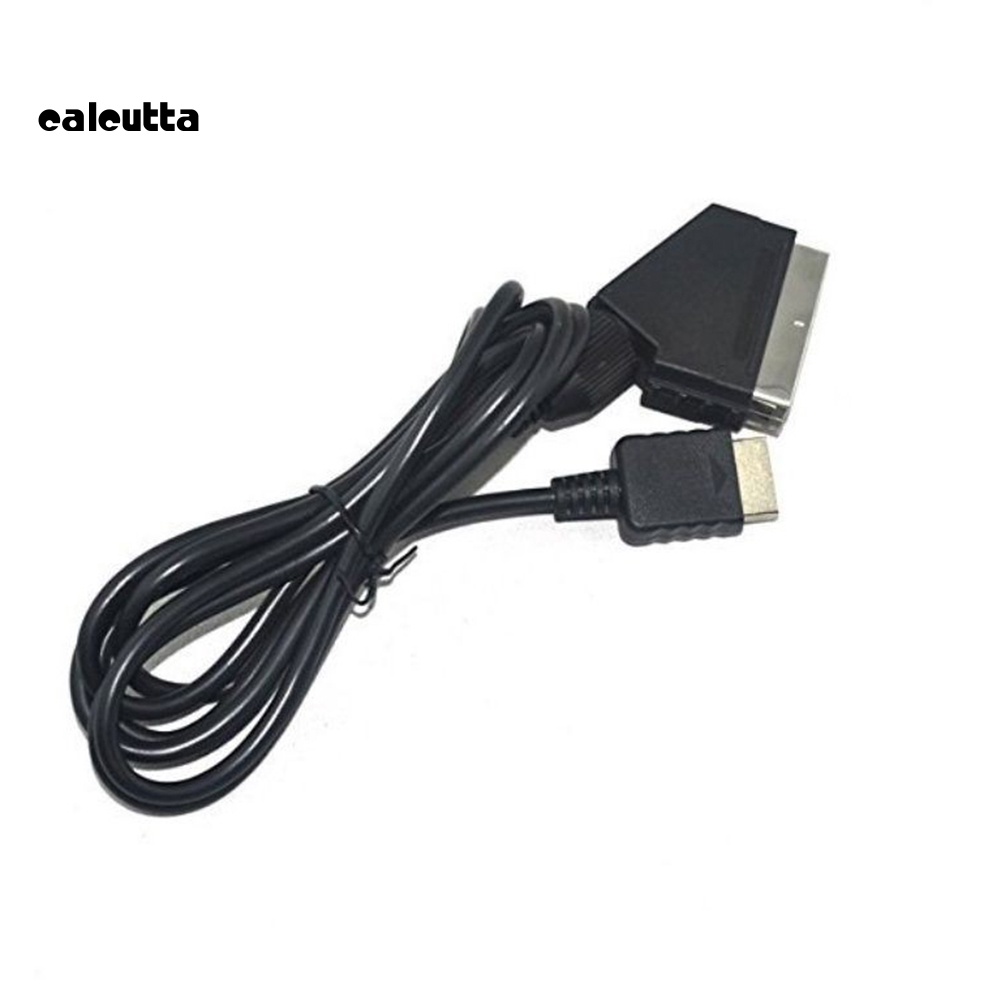 Dây Cáp Kết Nối 1.8m RGB Scart TV AV Cho Sony Playstation PS2 3