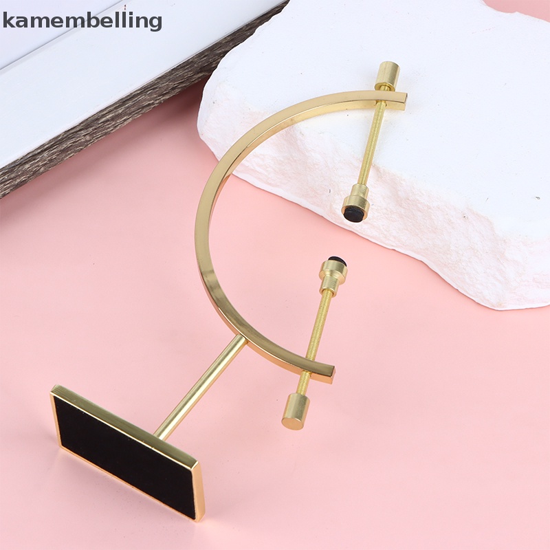 Kamembelling Quả Cầu Thủy Tinh Màu Vàng Kim Trưng Bày Đồ Trang Trí Thủ Công Thời Trang