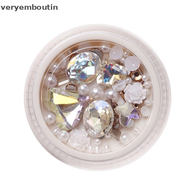 1 Hộp Đá 3D Lấp Lánh Trang Trí Móng Tay