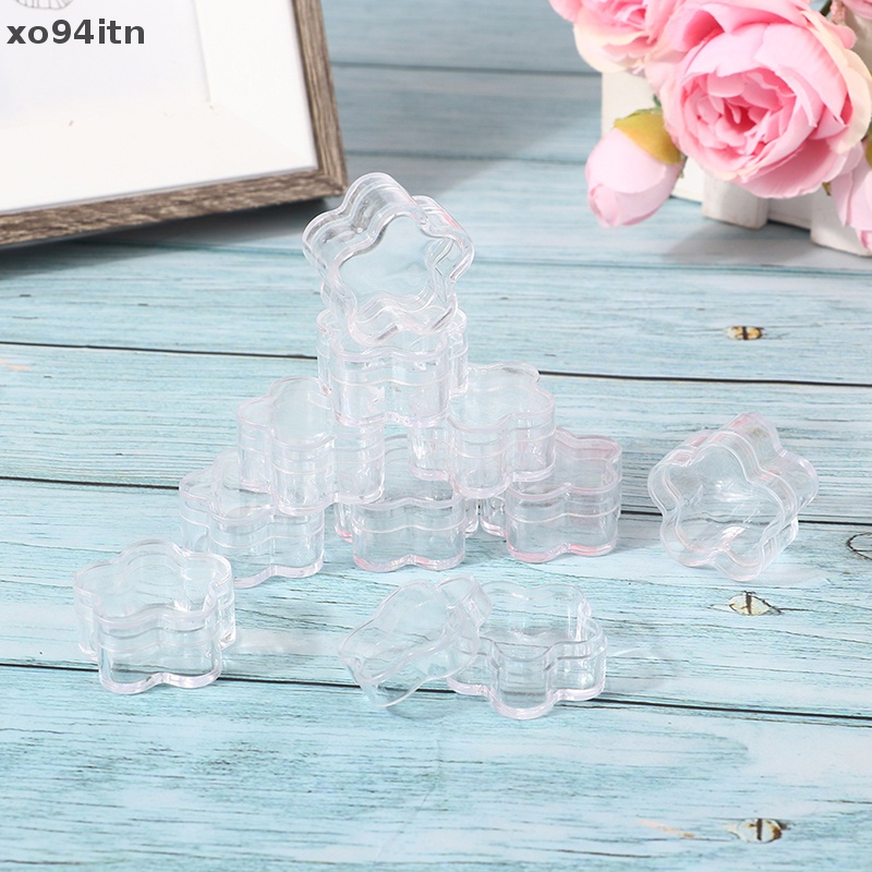 Set 10 Lọ Nhựa Rỗng Trong Suốt Đựng Kem / Mẫu Thử