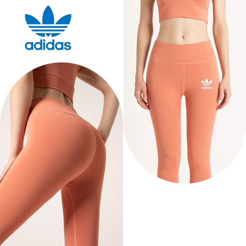 Quần Legging Thể Thao Adidas Lưng Cao Chất Liệu Thấm Hút Khô Thoáng Nhanh Chóng