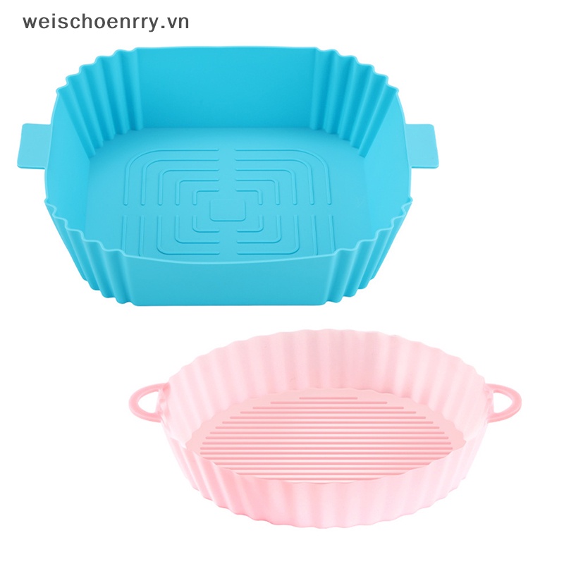 Nồi Chiên Không Dầu 19cm Bằng Silicon Tiện Dụng Cho Lò Vi Sóng
