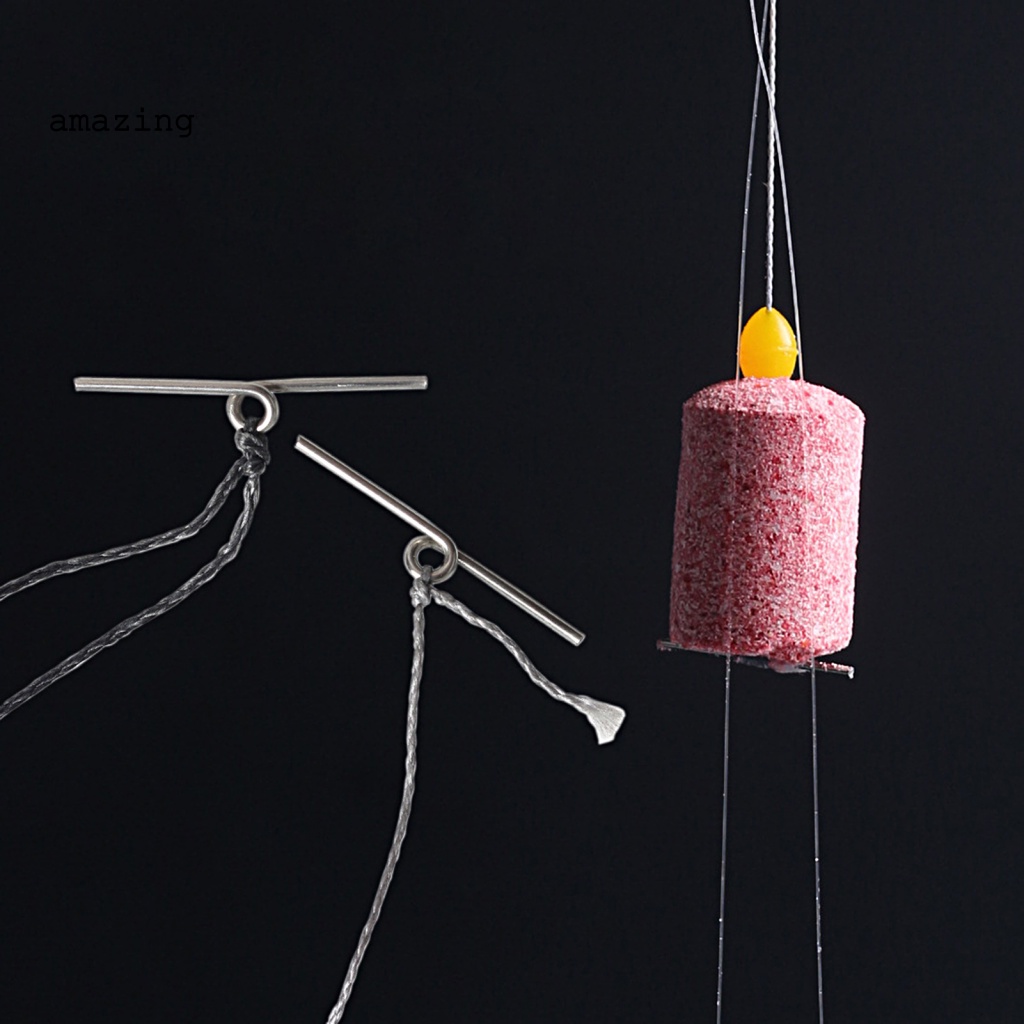 Bộ 10 Kim Câu Cá Bằng Thép Không Gỉ Bền Bỉ Tái Sử Dụng Được