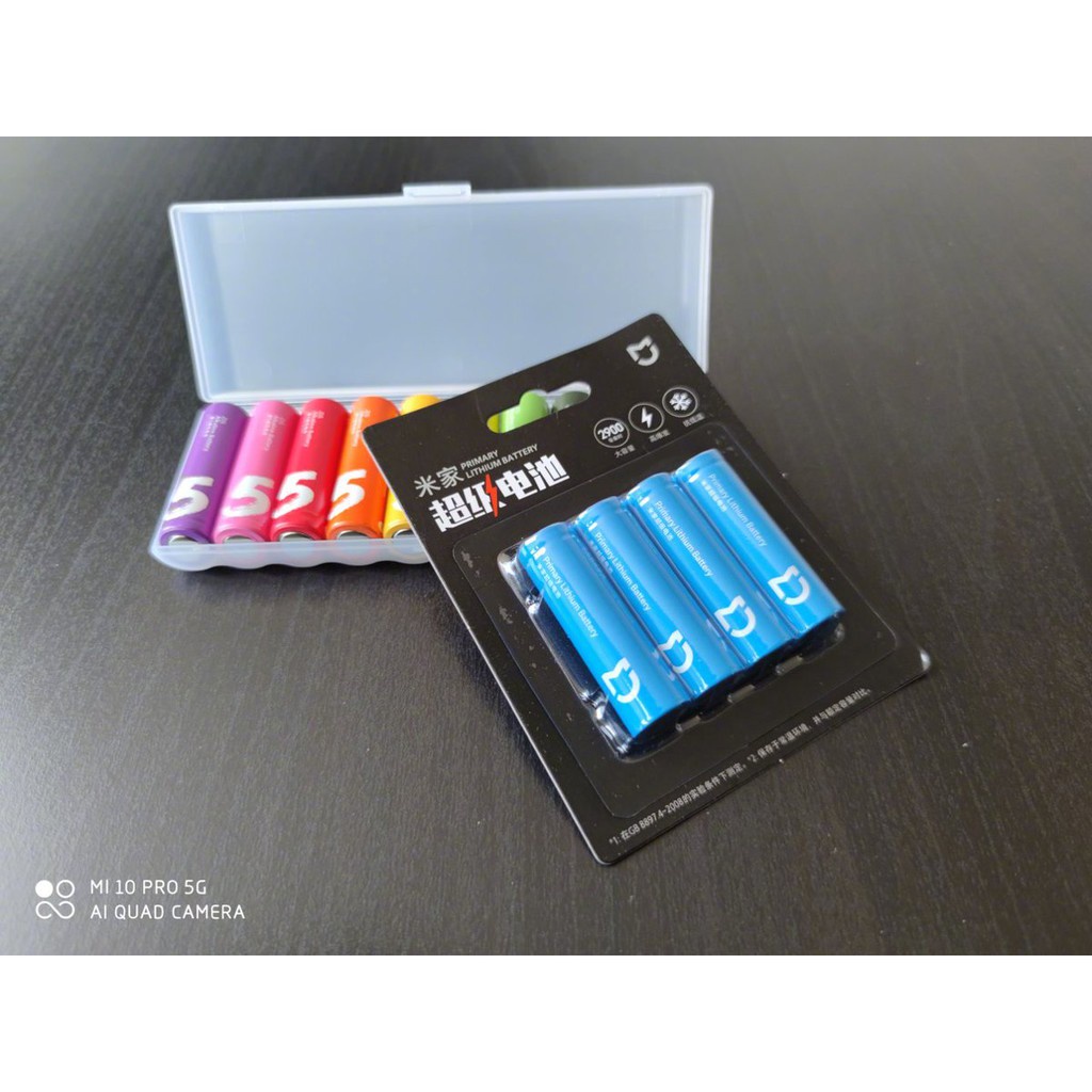 Hộp Pin tiểu Xiaomi số 5 AA Lithium FR6AA - Chính hãng