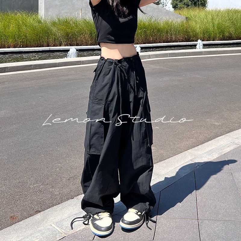 Lemon studio Quần Chanh Ống Rộng Lưng Cao TJL014