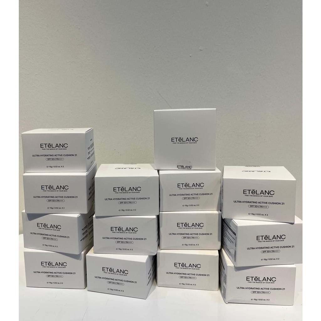 Cushion ETELANC Kèm Lõi SPF 50+ / PA+++ Tone 21 Không Lem Không Dính