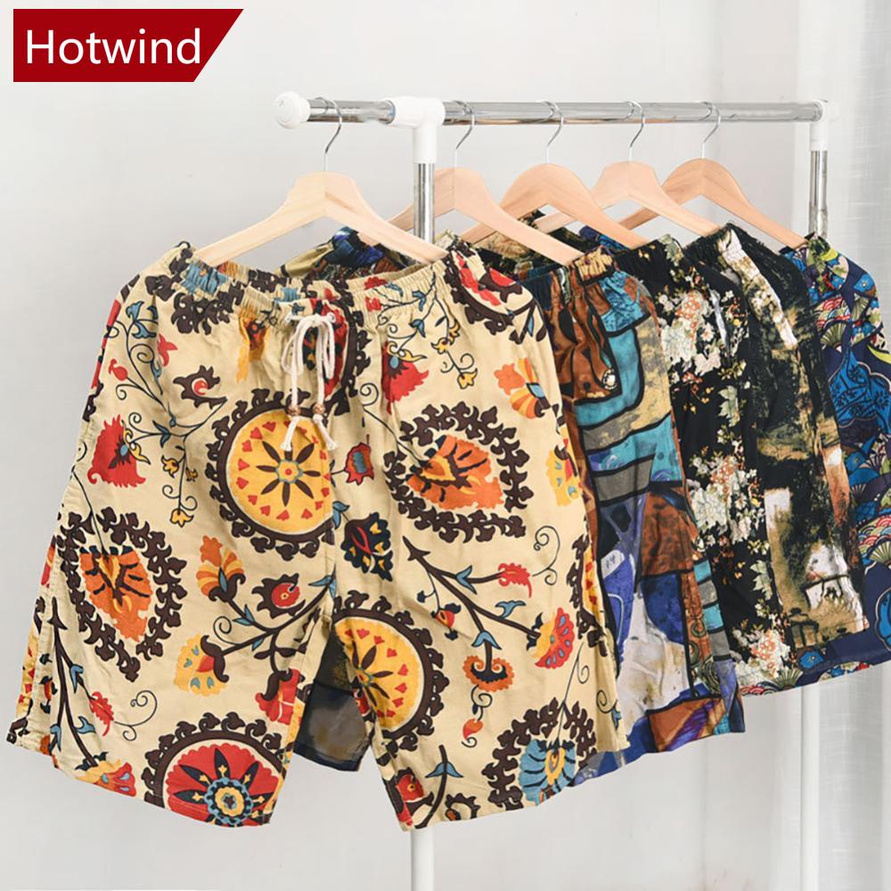 Quần Short Thể Thao Cotton Mỏng Dáng Rộng In Họa Tiết Thời Trang Mùa Hè Cho Nam F9U5