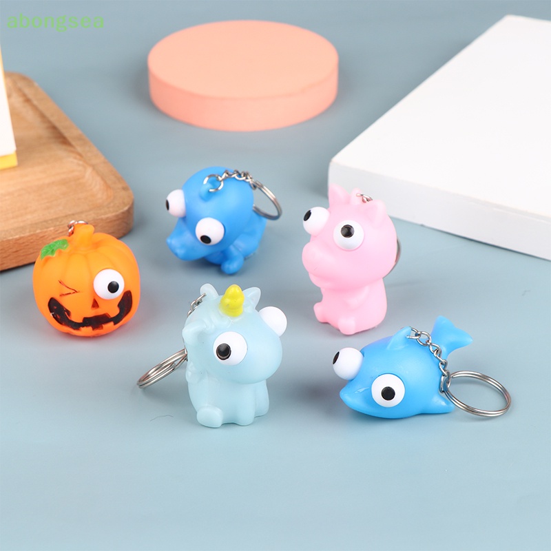Móc Khóa Hình Thú Squishy Dễ Thương