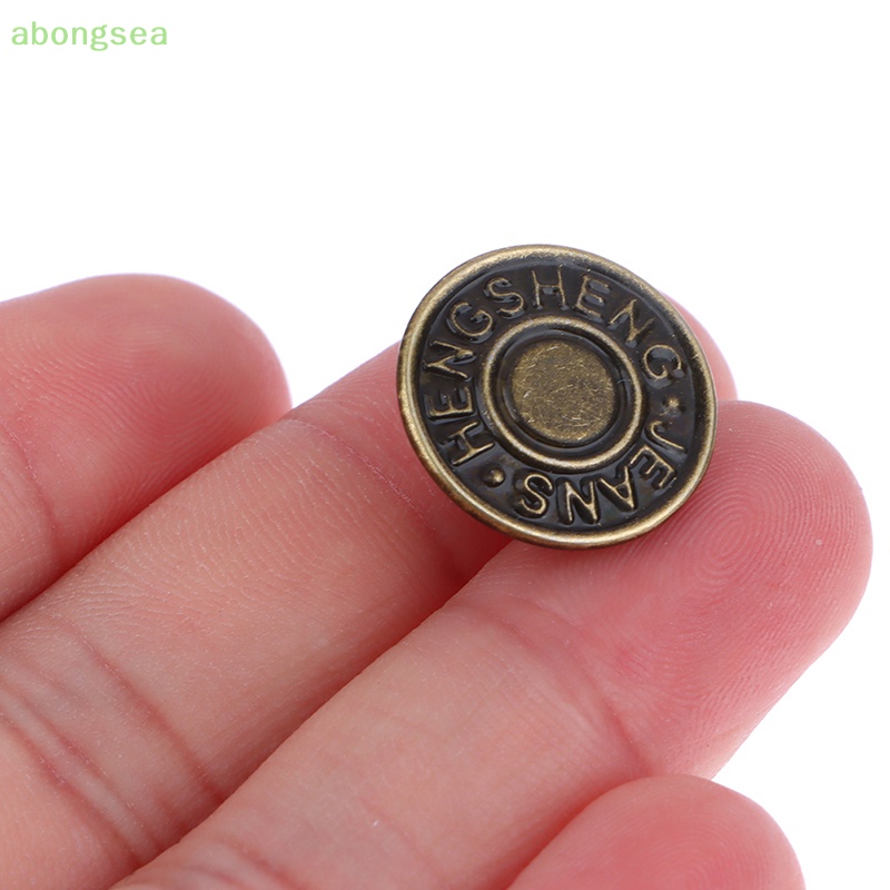 Set 10 Nút Quần Jean 17mm Thay Thế Chuyên Dụng