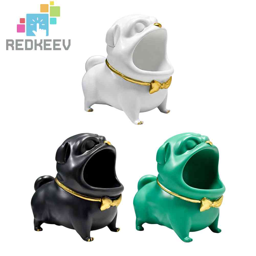 Tượng Chó Bull Bằng Nhựa Resin Độc Đáo Trang Trí Phòng Khách / Bàn Ăn /