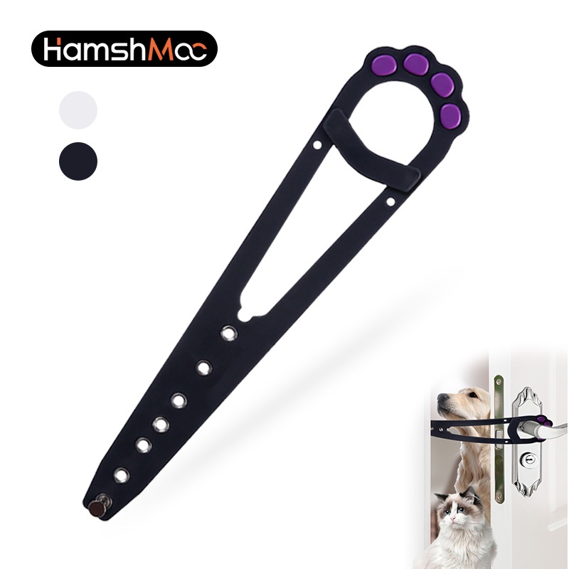 HamshMoc Khóa Tay Nắm Cửa Chống Thú Cưng Thiết Kế Đơn Giản Dễ Lắp Đặt
