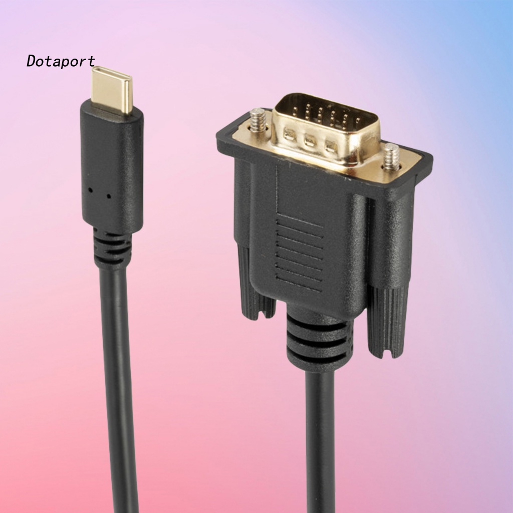 Cáp Chuyển Đổi USB3.1 Type-C Sang VGA 1080P Nhỏ Gọn Tiện Dụng