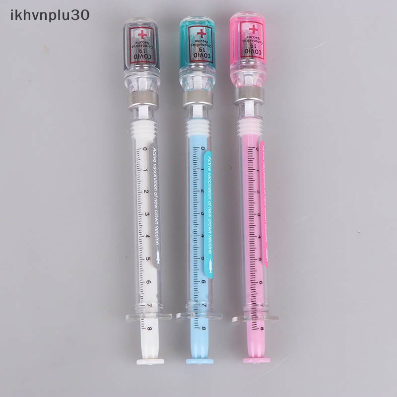 Ống tiêm hình dạng đặc biệt văn phòng phẩm dễ thương 0.5mm Văn Phòng TrườNg Học cung cấp Bút gel mới