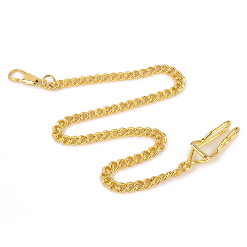 Lianli New Vintage Style Antique Gift Alloy Pocket Watch Holder Necklace Chain/Buckle