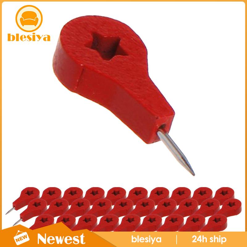 [Blesiya] Set 30 Nút Bần Nhấn Tay Cái Làm Thủ Công Gắn Tường Độc Đáo