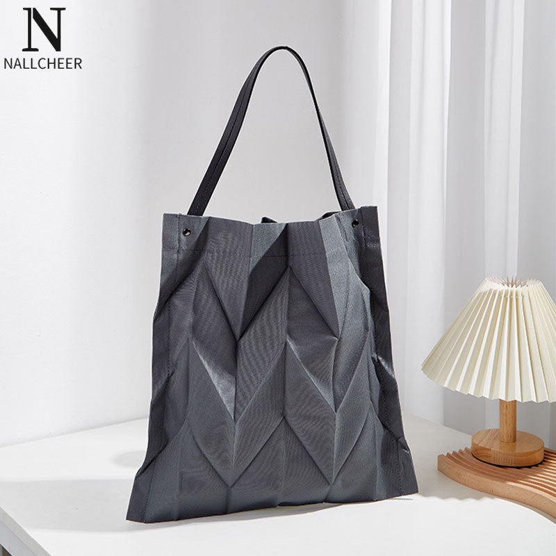 Nallcheer Túi Xách Đeo Vai Gọn Nhẹ Gấp Gọn Kiểu Dáng Đơn Giản Cá Tính Hợp Thời Trang Cho Nữ Bán Sỉ