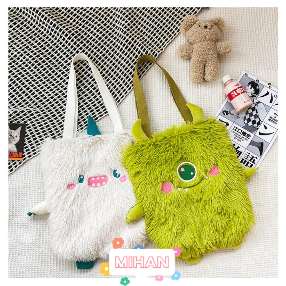 Túi Xách Đeo Vai MIHAN1 Phối Lông Thú Cho Nữ