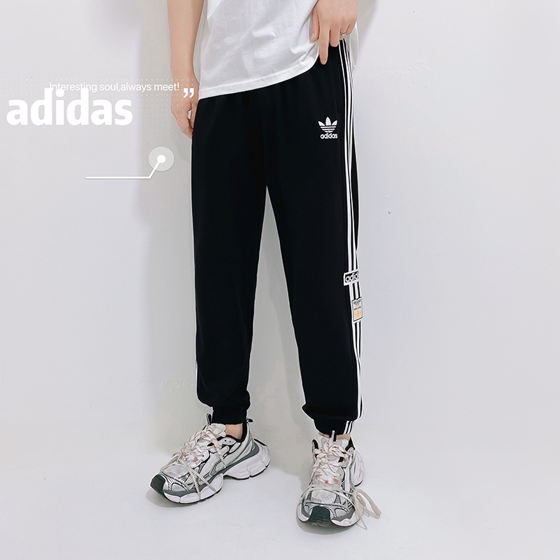 Quần Thể Thao Thêu Logo Adidas Chính Hãng 100% Phong Cách Cổ Điển Dành Cho Nam Nữ