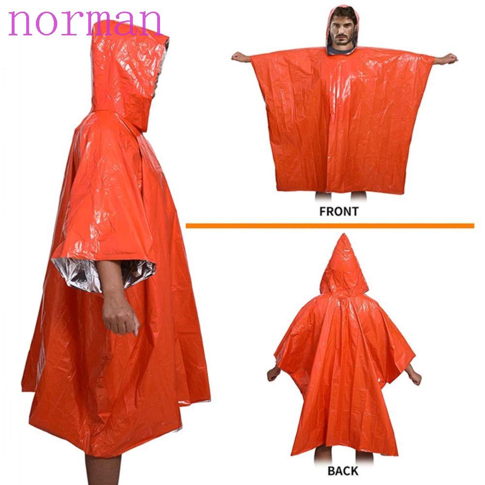 Norman Áo Mưa Trùm Đầu Cách Nhiệt Chống Nước Họa Tiết Rằn Ri Có Thể Tái Sử Dụng