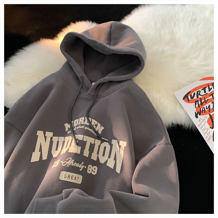 Áo Hoodie In Hình Thời Trang Hàn Quốc Dành Cho Nam Nữ