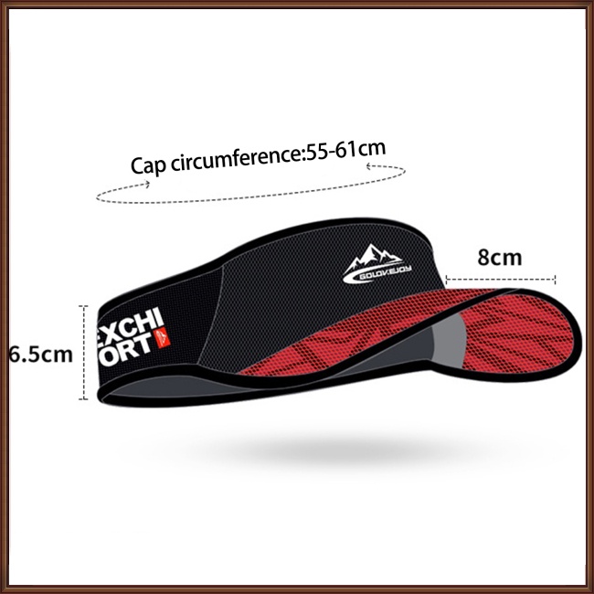 Mũ Lưỡi Trai Hở Chóp Thấm Hút Mồ Hôi Thoáng Khí Nhanh Khô Thời Trang Mùa Hè Cho Nam Và Nữ