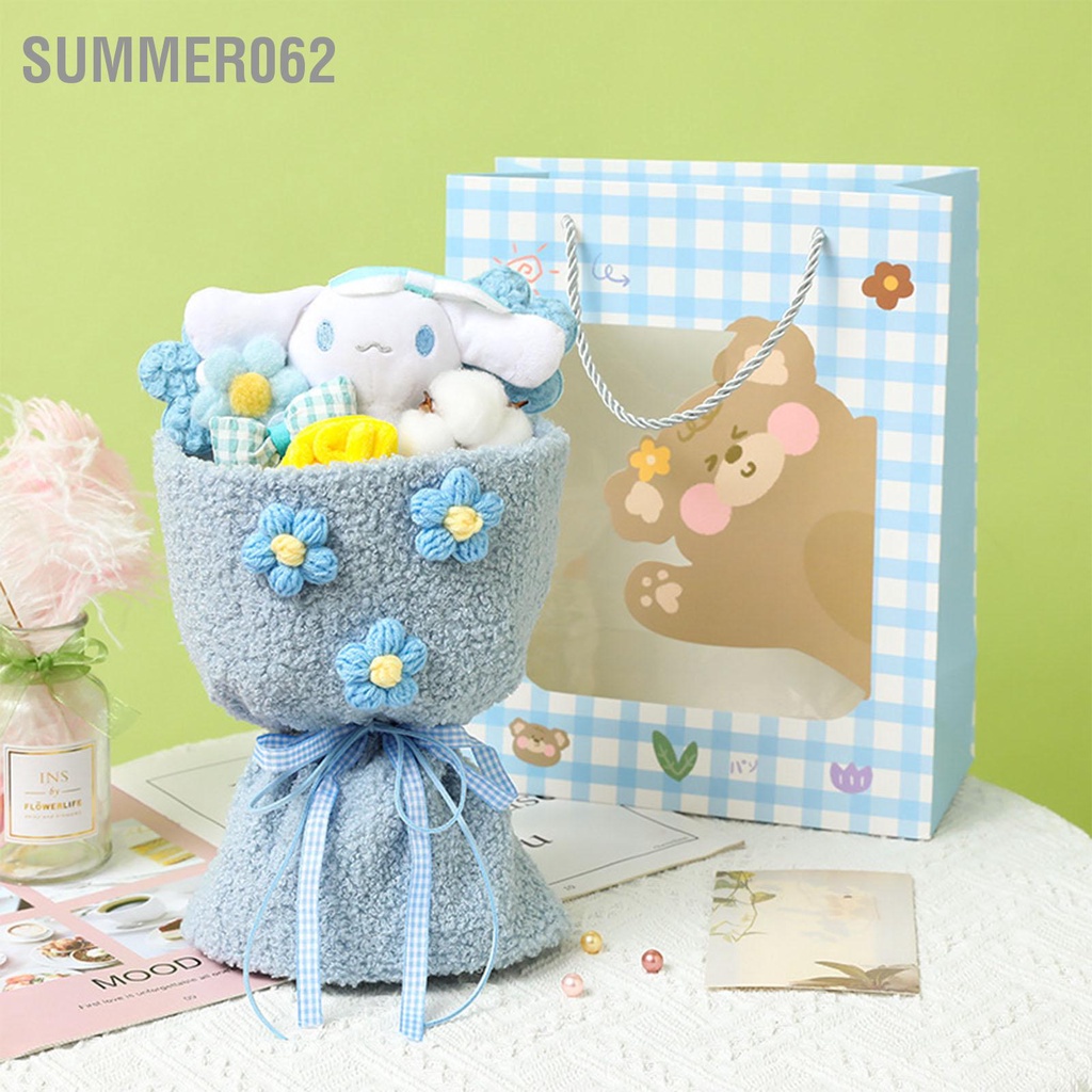 Summer062 Bó hoa sang trọng cho giáo viên nữ Chi tiết tinh tế Mềm mại thoải mái hoạt hình búp bê