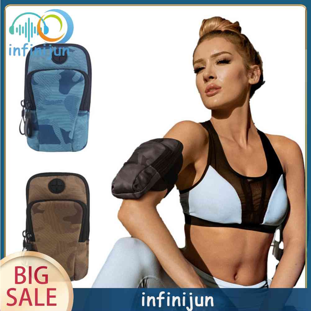 Túi Đựng Điện Thoại Đeo Cánh Tay Co Giãn Chống Thấm Nước Chống Trộm Tiện Dụng