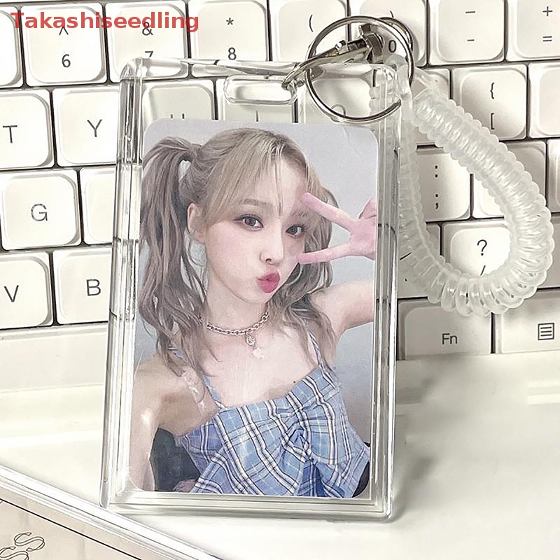 Móc Khóa / Thẻ ID / Thẻ Hình Thần Tượng Kpop Bằng Acrylic Trong Suốt