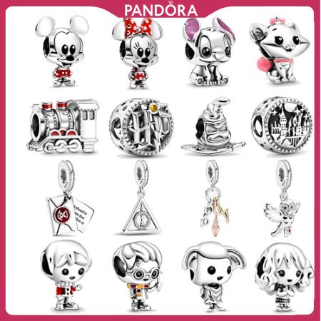 Pan Mặt Dây Chuyền Bạc Harry Potter dora charm pandora