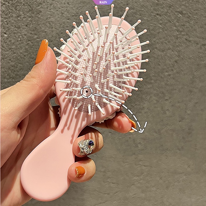 Sanrio Lược Đệm Khí Mát Xa Chống Mài Mòn Bền Bỉ Hình Cinnamoroll My Melody Pom Pom Purin StellaLou Dâu Tây Dễ Sử Dụng [RAIN]