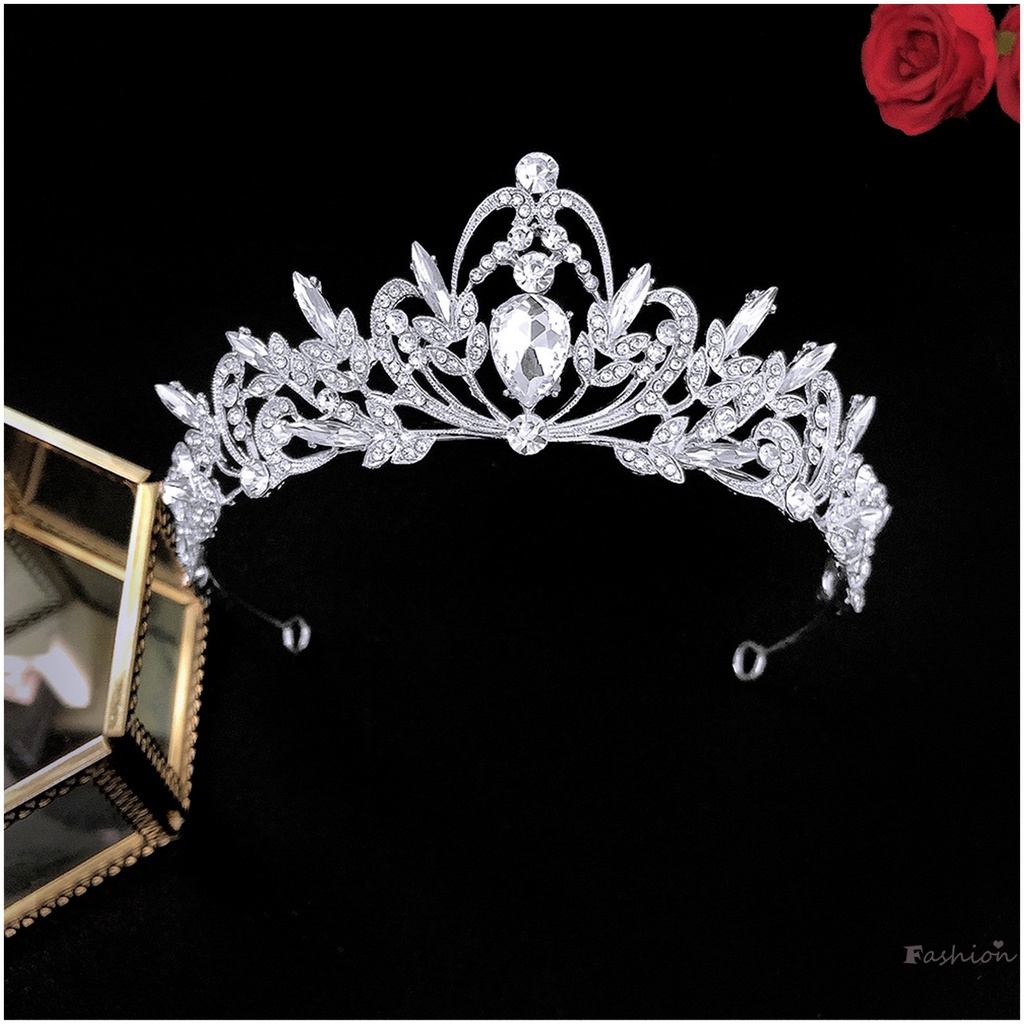 Vương Miện Công Chúa Đính Đá Cho Cô Dâu