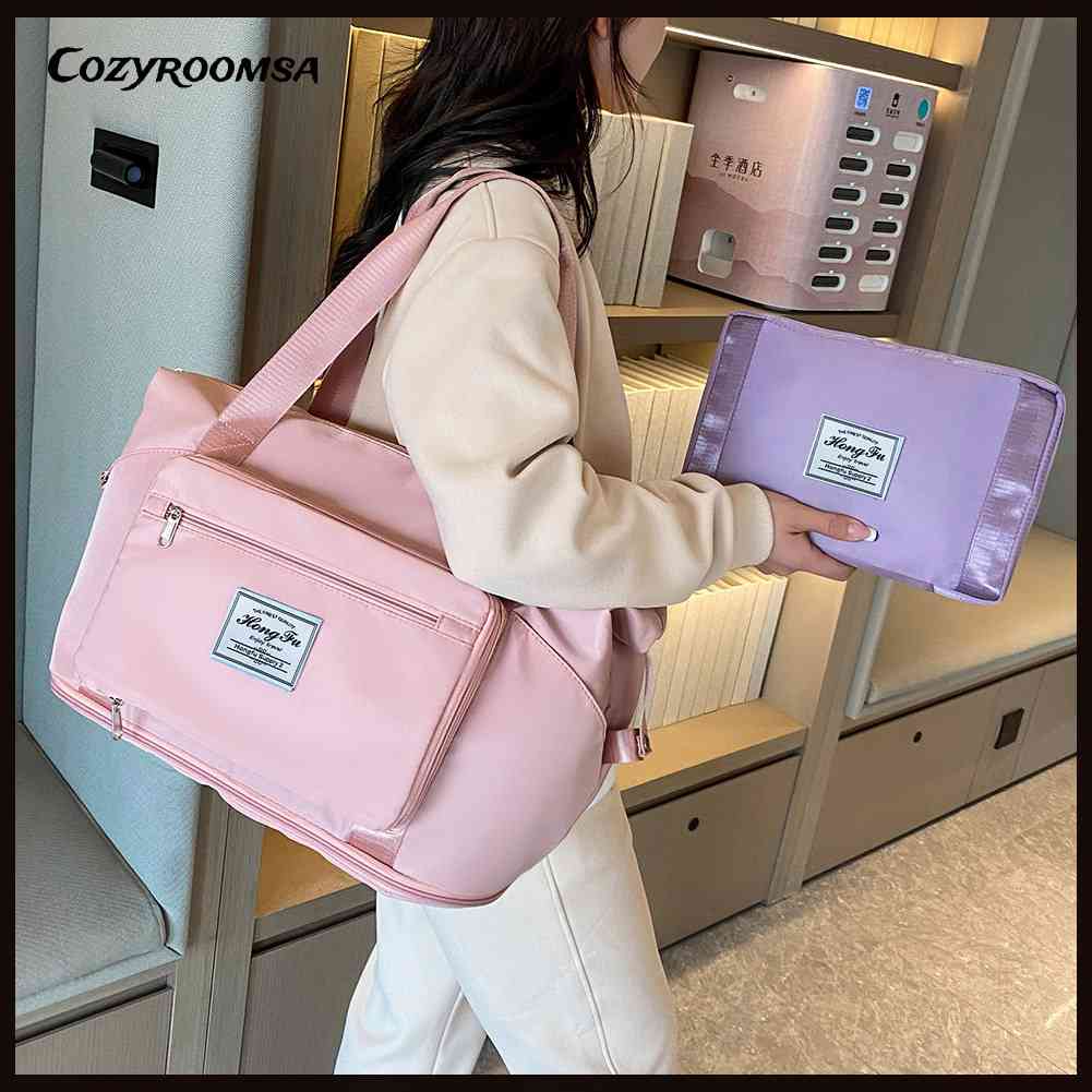 Túi Duffel Chống Nước Sức Chứa Lớn Có Thể Gấp Lại Dành Cho Nữ