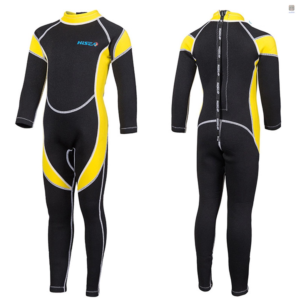 Bộ Đồ Bơi Lặn Một Mảnh Tay Dài Có Khóa Kéo Nhanh Khô Dành Cho Bé Trai Gái