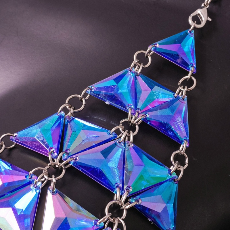 Áo Ngực Dây Xích Đính Đá Lấp Lánh Thời Trang Mùa Hè Quyến Rũ Cho Nữ