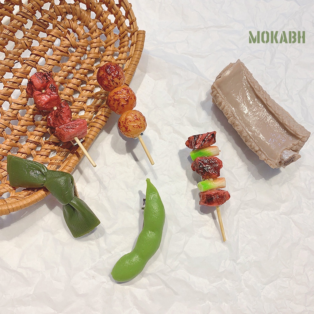 [Mok Abh] Kẹp Tóc Hình Thức Ăn Dùng Trang Trí Tiệc Cho Nữ