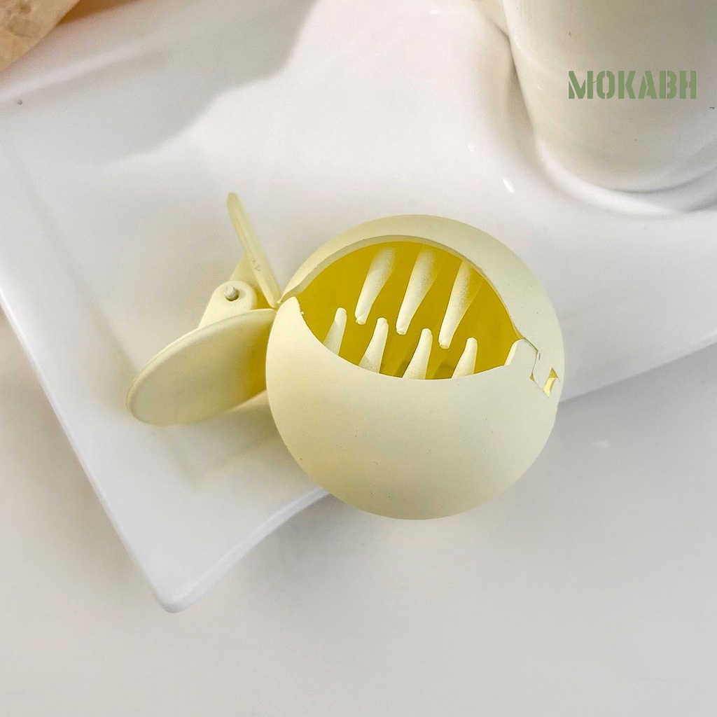 Kẹp Tóc Đuôi Ngựa Màu Trơn Chống Trượt Tiện Dụng