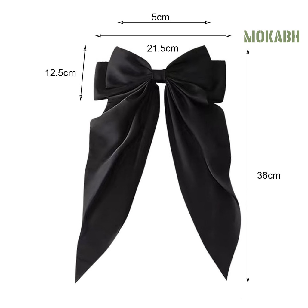 Kẹp Tóc Nơ Lớn Không Trượt Kiểu Trung Hoa Tinh Tế