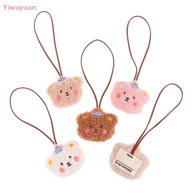 Nhãn Dán Trang Trí Túi Xách Chống Thất Lạc Hình Gấu Nhồi Bông Dễ Thương Mới