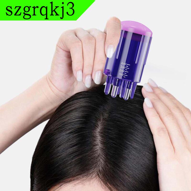 Bình Đựng Tinh Dầu Có Đầu Lược Chải Tóc Da Đầu 4ml szgrqkj3