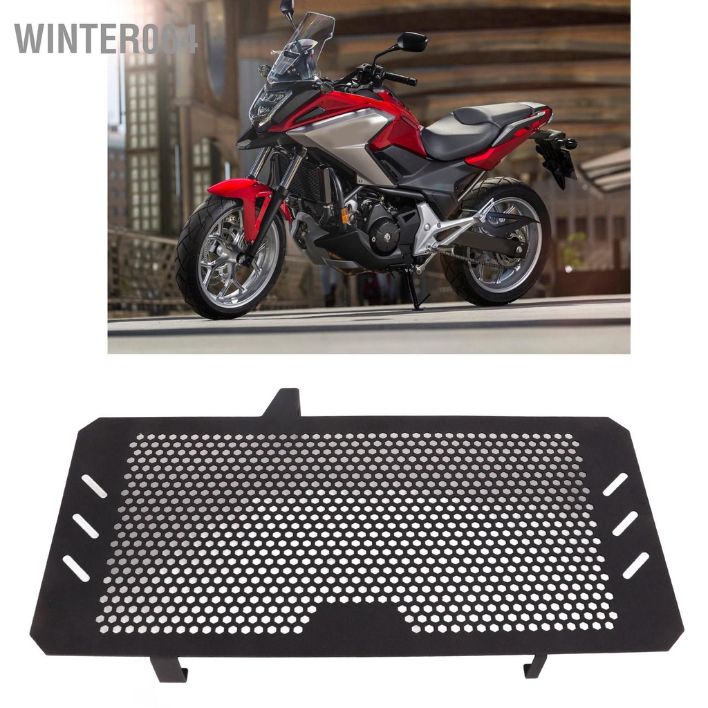Winter064 Lưới tản nhiệt bảo vệ xe máy Vỏ bằng thép không gỉ cho NC750 NC750S NC750X 2014‑2016