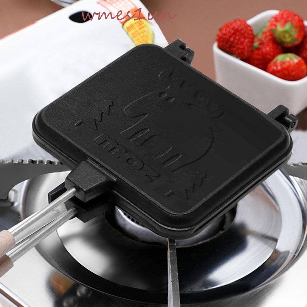 Khuôn Nướng Bánh Mì Sandwich 15H Tay Cầm Gỗ Chống Dính