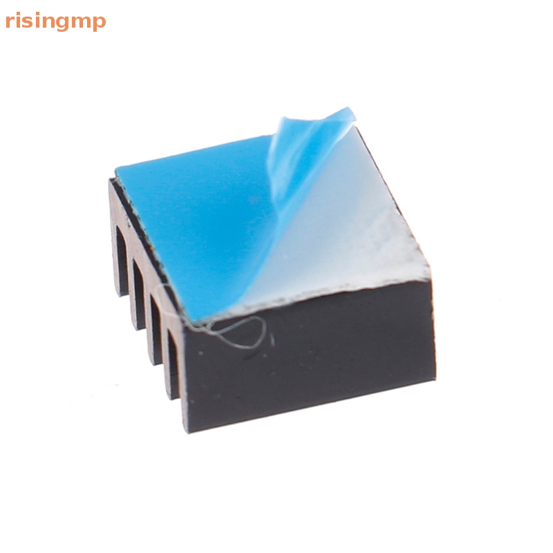 Set 10 Tấm Tản Nhiệt Làm Mát Bằng Nhôm Màu Đen Kích Thước 8.8x8.8x5mm