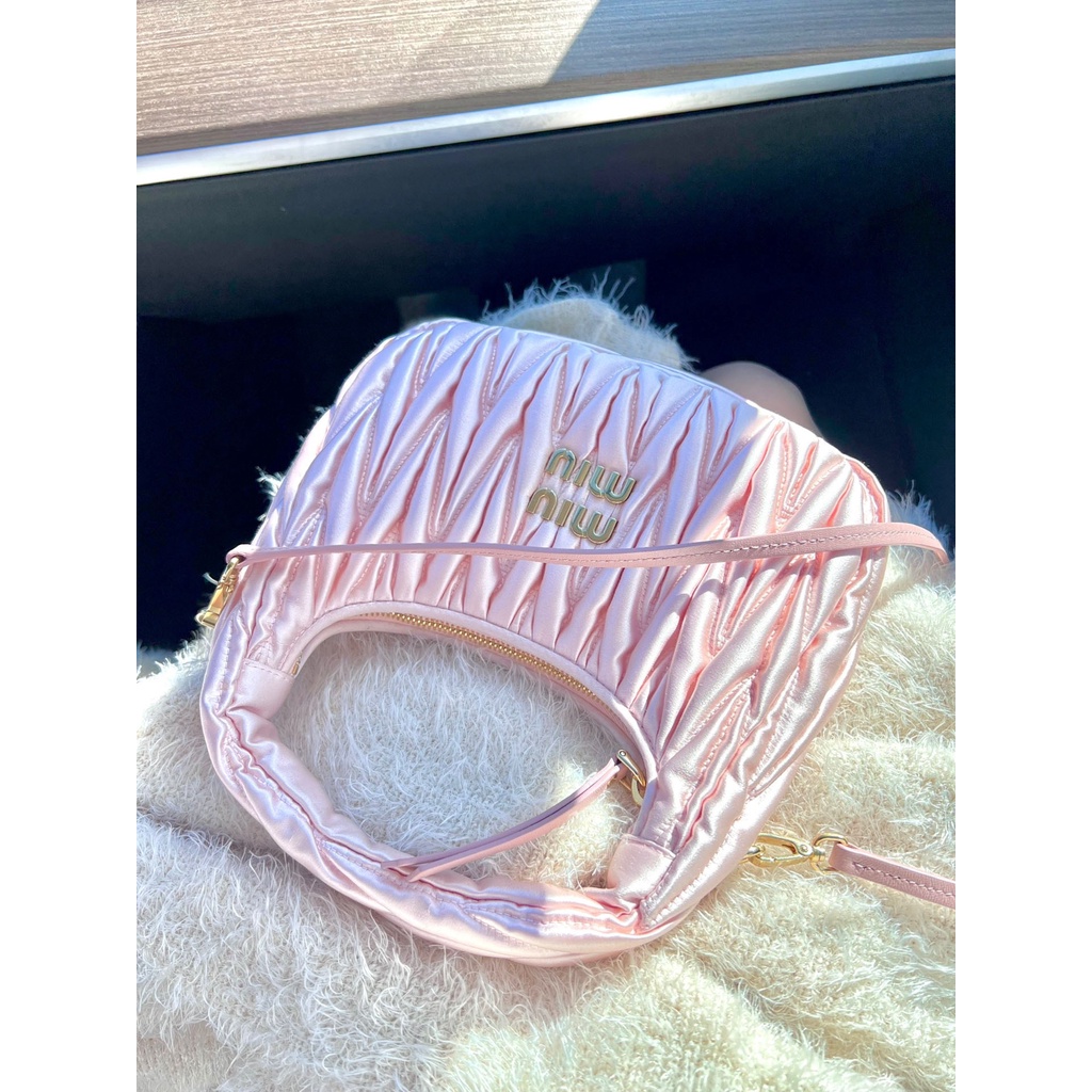 Túi Xách JASMIN NOIR Da PU Xếp Ly Thời Trang Cho Nữ