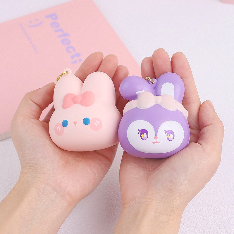Đồ Chơi Nắn Bóp Đàn Hồi Giảm Stress Hình Búp Bê Hoạt Hình Kuromi Lotso