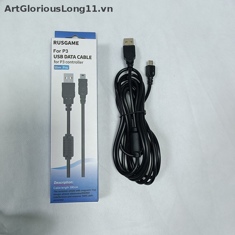Dây Cáp Sạc Artgloriouslion 4 Cho Tay Cầm Chơi Game PS4 Cổng Micro USB