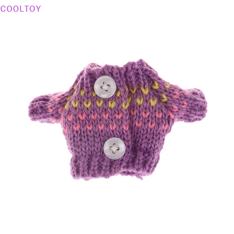 Set Áo Len Tay Dài Và Quần Short Thời Trang Xinh Xắn Cho Búp Bê Tỉ Lệ 1 / 12