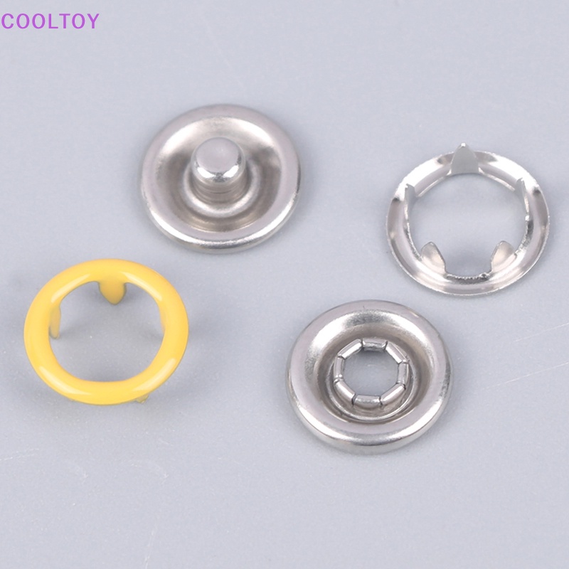 Set 50 / 100 Nút Kim Loại Nhiều Màu Sắc Dùng Để May Vá Quần Áo DIY